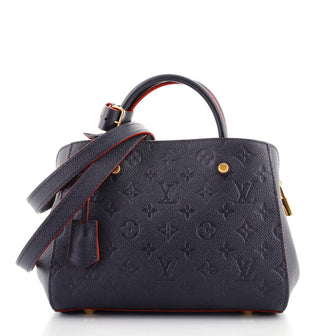 Louis Vuitton Montaigne Handbag Monogram Empreinte Leather BB