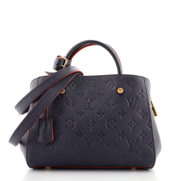 Louis Vuitton Montaigne Handbag Monogram Empreinte Leather BB