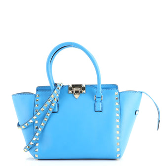 Valentino Rockstud Tote Rigid Leather Small