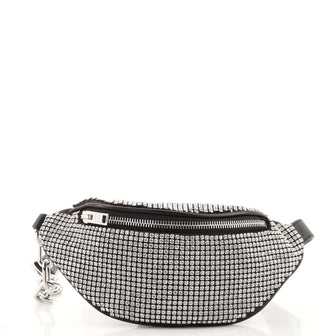 Alexander Wang Attica Waist Bag Leather and Crystals Mini