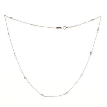 Tiffany & Co. Elsa Peretti Diamonds By The Yard 11 Stone Necklace Platinum with Diamonds 0.33 CT