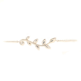 Tiffany & Co. Olive Leaf Chain Bracelet Sterling Silver