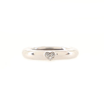 Tiffany & Co. Friendship Heart Ring 18K White Gold with Diamond