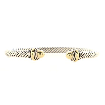 David Yurman Cable Classic Bracelet Sterling Silver with 14K Yellow Gold 5mm