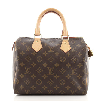 Louis Vuitton Speedy Handbag Monogram Canvas 25
