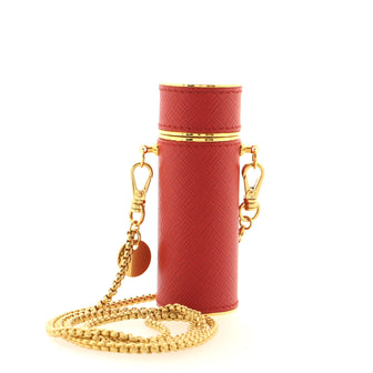 Prada Lipstick Case on Chain Saffiano Leather