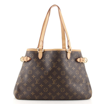 Louis Vuitton Batignolles Handbag Monogram Canvas Horizontal
