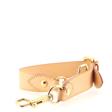 Louis Vuitton Adjustable Short Shoulder Strap Vachetta Leather 25mm