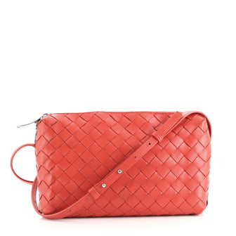 Bottega Veneta Zip Crossbody Bag Intrecciato Nappa Small