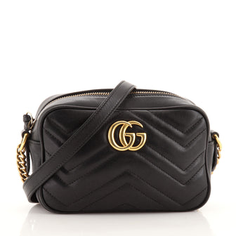 Gucci GG Marmont Shoulder Bag Matelasse Leather Mini