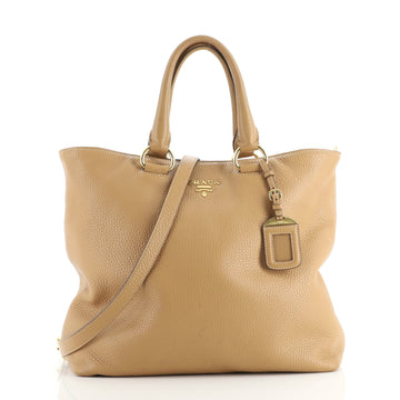 Prada Convertible Shopper Tote Vitello Daino Large