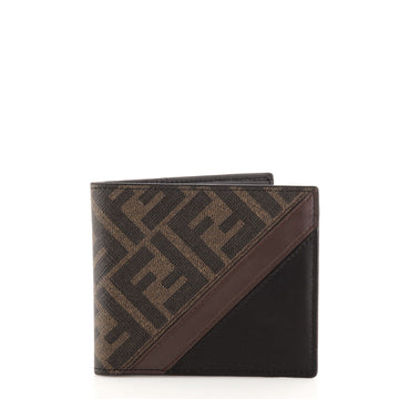 Fendi Bifold Wallet	 Zucca Coated Canvas and Leather Compact
