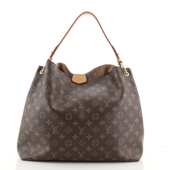 Louis Vuitton Graceful Handbag Monogram Canvas MM