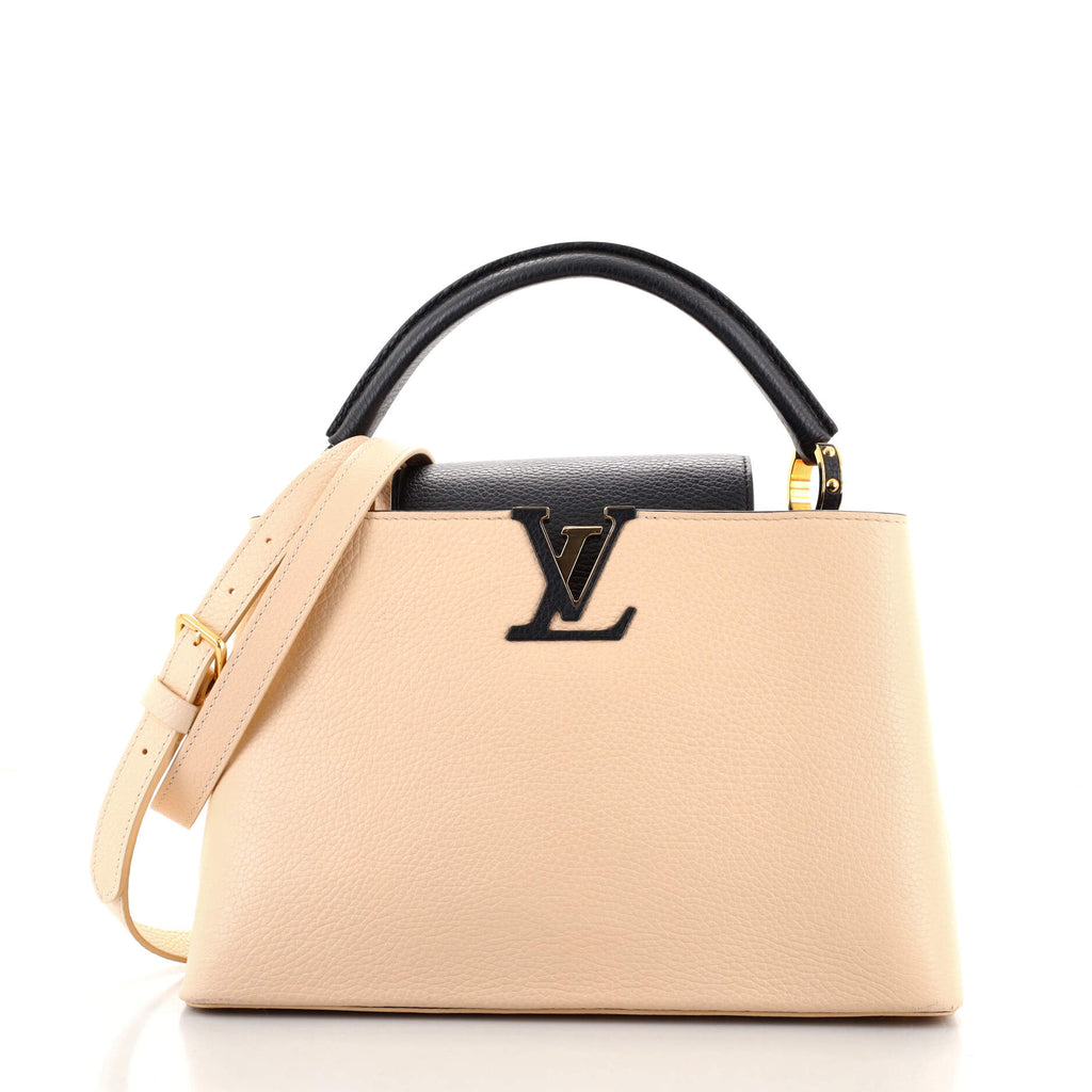 Louis Vuitton Capucines Bag Leather PM Neutral 1038833