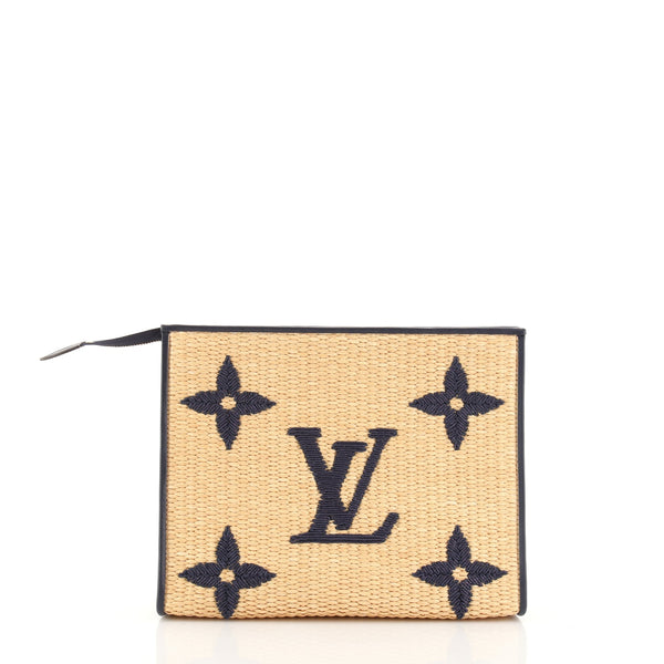 Louis Vuitton Monogram Woven Raffia Toiletry Pouch 26 – The Luxury Shopper