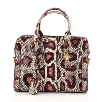 Alexander McQueen Heroine Open Tote Python Medium