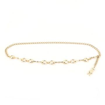 Gucci Horsebit Chain Belt with Glove Charm Metal