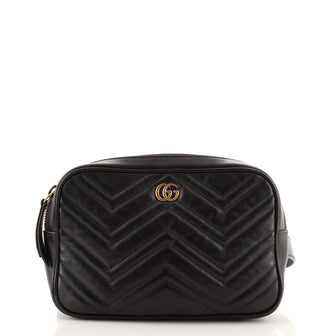 Gucci GG Marmont Square Belt Bag Matelasse Leather