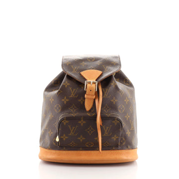 Louis Vuitton Vintage Montsouris Backpack Monogram Canvas MM