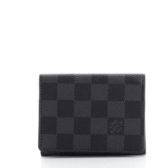 Louis Vuitton Envelope Business Card Holder Damier Graphite