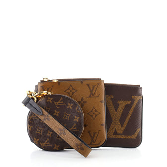 Louis Vuitton Trio Pouch Set Reverse Monogram Giant