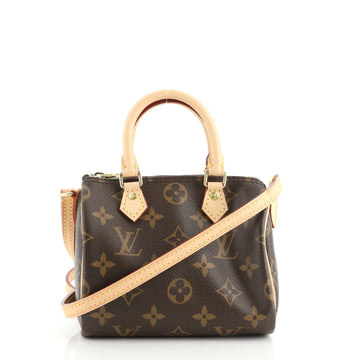 Louis Vuitton Speedy Bandouliere Bag Monogram Canvas Nano