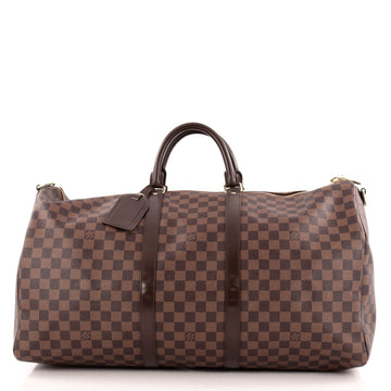 Louis Vuitton Keepall Bandouliere Bag Damier 55