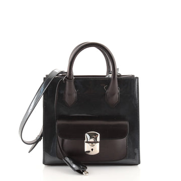 Balenciaga Padlock All Afternoon Tote Patent Mini