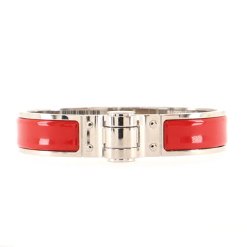 Hermes Hinged Bracelet Metal with Enamel Thin