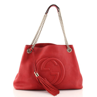 Gucci Soho Chain Strap Shoulder Bag Leather Medium