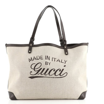 Gucci Craft Tote Canvas Medium