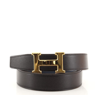 Hermes Constance Reversible Belt Leather Medium