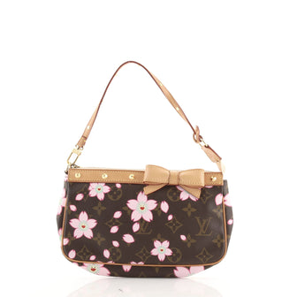 Louis Vuitton Pochette Accessoires Limited Edition Cherry Blossom Monogram