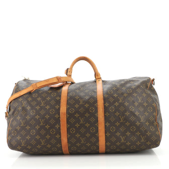 Louis Vuitton Keepall Bandouliere Bag Monogram Canvas 60