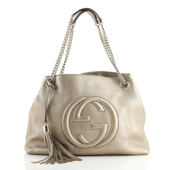 Gucci Soho Chain Strap Shoulder Bag Leather Medium
