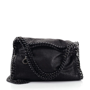 Stella McCartney Falabella Fold Over Crossbody Bag Shaggy Deer Mini