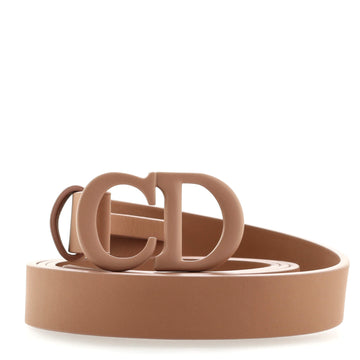 Christian Dior Saddle Belt Leather Thin