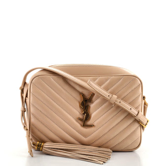 Saint Laurent Lou Camera Bag Matelasse Chevron Leather Small