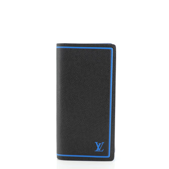 Louis Vuitton Brazza Wallet Two-Tone Taiga Leather