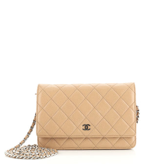 Chanel Wallet on Chain Quilted Caviar