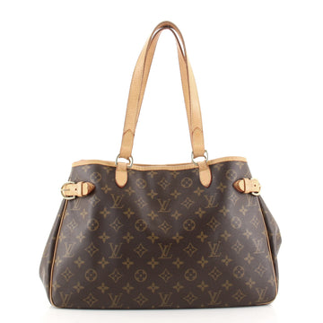 Louis Vuitton Batignolles Handbag Monogram Canvas Horizontal