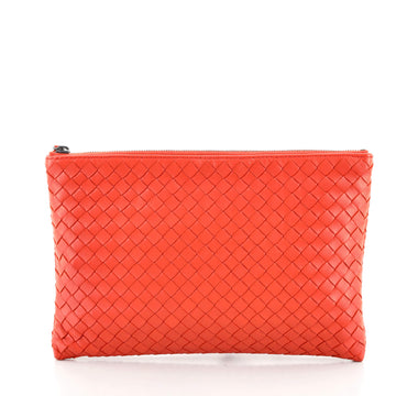 Bottega Veneta Zip Pouch Intrecciato Nappa Medium