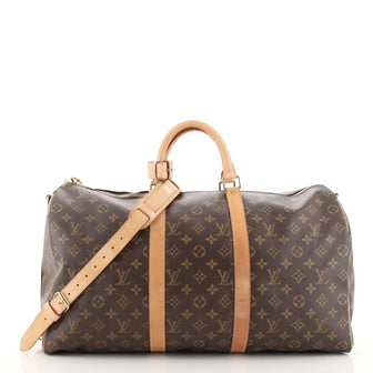 Louis Vuitton Keepall Bandouliere Bag Monogram Canvas 50