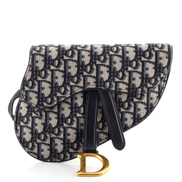 Christian Dior Saddle Belt Bag Oblique Canvas