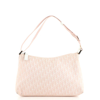 Christian Dior Vintage Trotter Pochette Shoulder Bag Diorissimo Canvas Small
