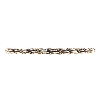 Tiffany & Co. Rope Chain Bracelet Sterling Silver with 18K Yellow Gold