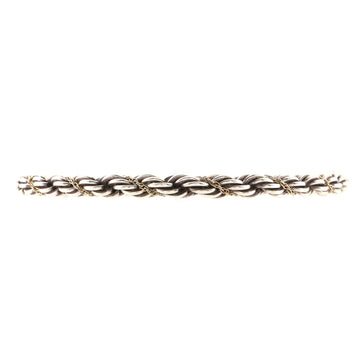 Tiffany & Co. Rope Chain Bracelet Sterling Silver with 18K Yellow Gold