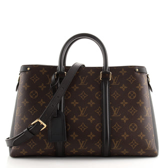 Louis Vuitton Soufflot Tote Monogram Canvas with Leather MM