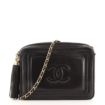 Chanel Vintage Timeless Camera Tassel Bag Lambskin Mini