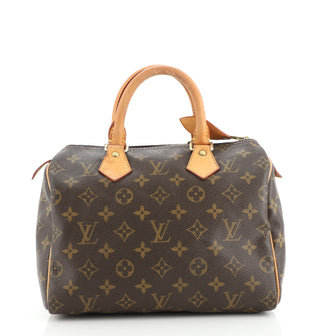 Louis Vuitton Speedy Handbag Monogram Canvas 25